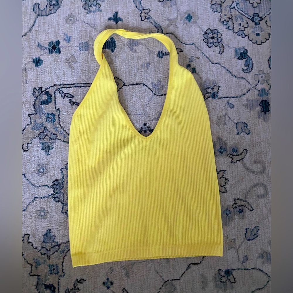 Yellow Urban Outfitters Halter Top